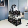 69309a426e68136f4d9aabe9 Original Order Embroidered Medium Di0r Book Tote