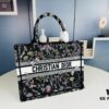 69309a446e68136f4d9aabed Original Order Embroidered Medium Di0r Book Tote