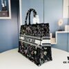 Embroidered Large Size [Di0r Book Tote]