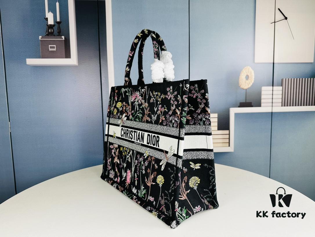 Embroidered Large Size [Di0r Book Tote]