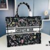 Embroidered Large Size [Di0r Book Tote]
