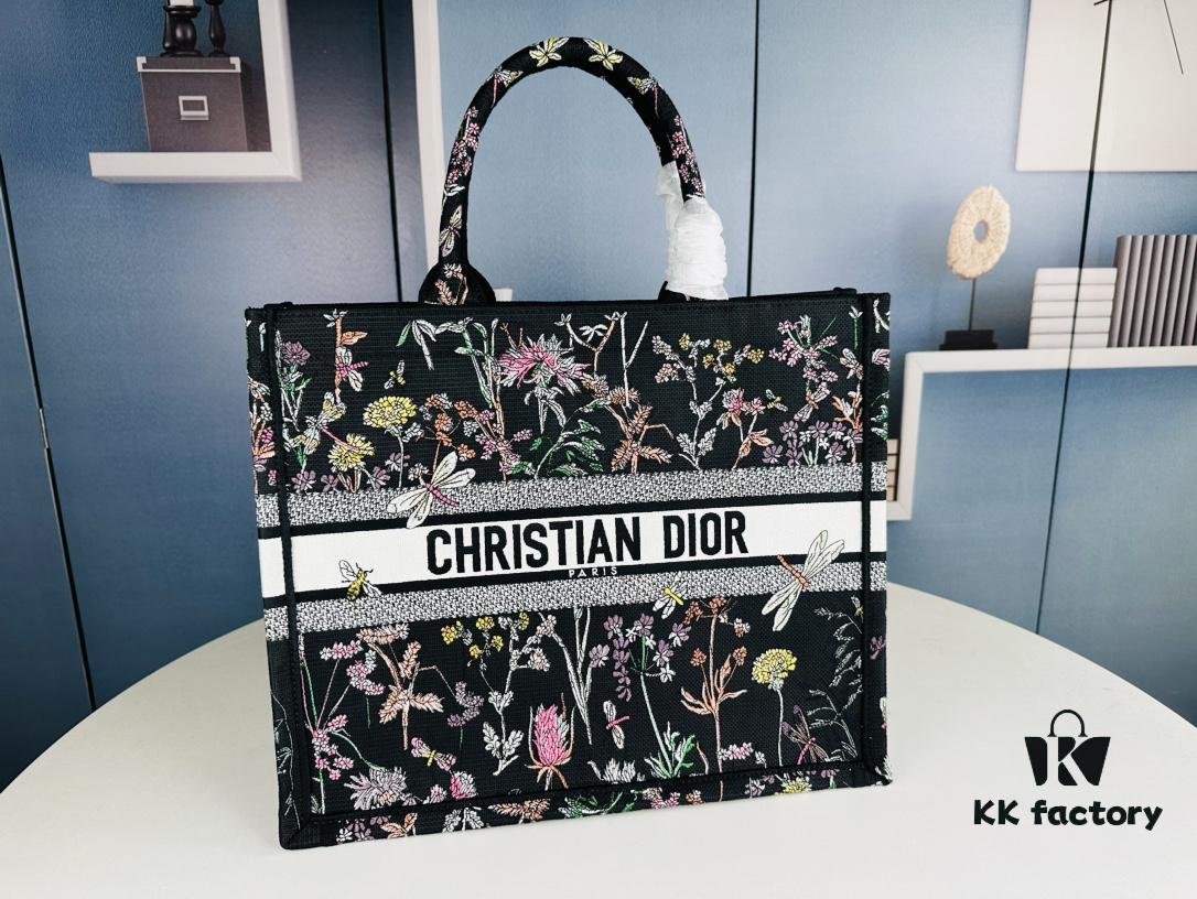 Embroidered Large Size [Di0r Book Tote]
