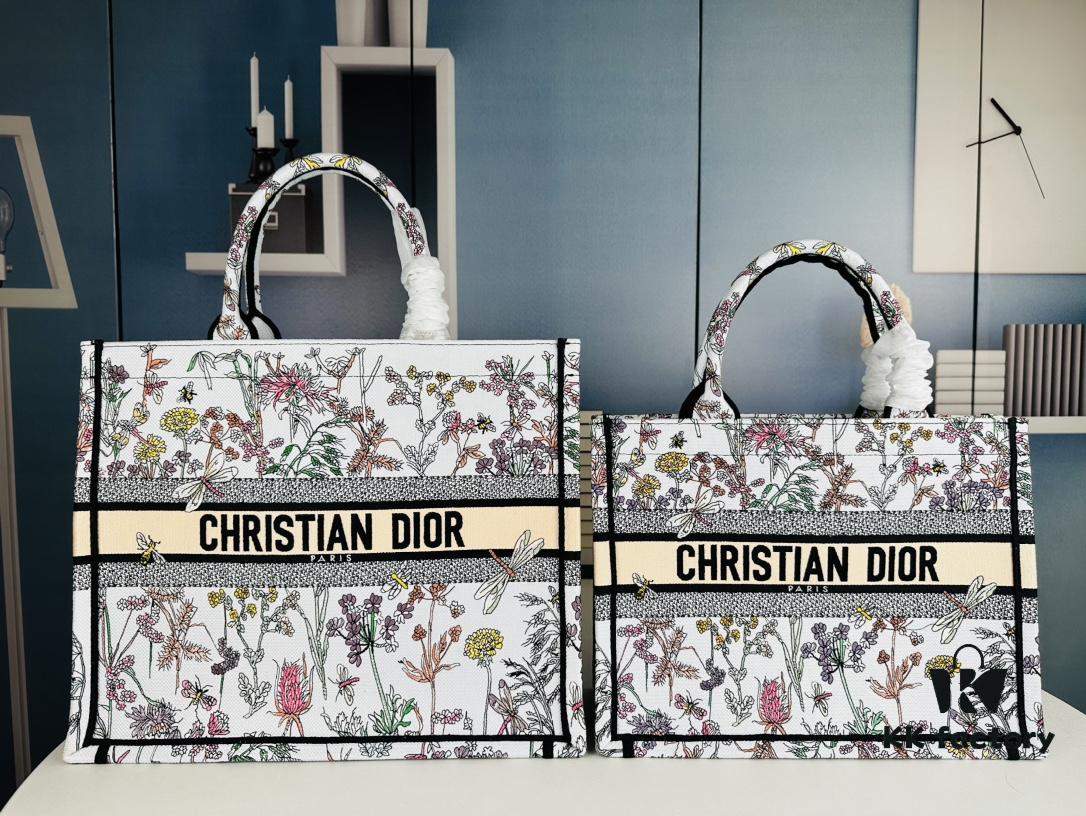 Embroidered Large Di0r Book Tote [Original Order]