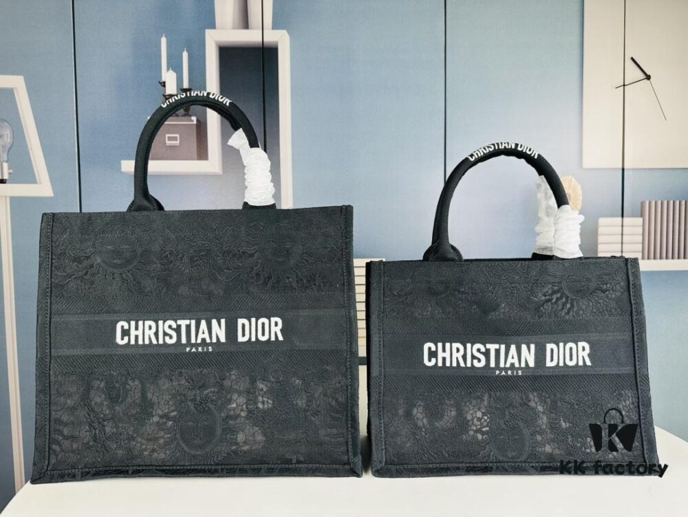 69309a556e68136f4d9aac12 Original Order Embroidered Medium Di0r Book Tote