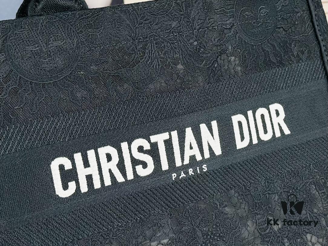 Original Order Embroidered Medium Di0r Book Tote