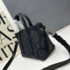 Weekender 25 Handbag in Black Oversized Oblique Print