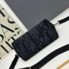 Weekender 25 Handbag in Black Oversized Oblique Print