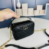 69309a8a6e68136f4d9aac73 Dior Caro Top Handle Camera Bag in Black Calfskin, Small Size, from Spring-Summer 2024 Ready-to-Wear Collection