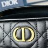 69309a8b6e68136f4d9aac75 Dior Caro Top Handle Camera Bag in Black Calfskin, Small Size, from Spring-Summer 2024 Ready-to-Wear Collection