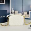 69309a8d6e68136f4d9aac7a Dior Caro Top Handle Camera Bag in Black Calfskin - Small Size, Spring/Summer 2024 Collection