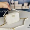 69309a8f6e68136f4d9aac7b Dior Caro Top Handle Camera Bag in Black Calfskin - Small Size, Spring/Summer 2024 Collection