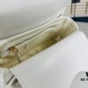 69309a986e68136f4d9aac90 Dior Jolie Handbag in Black Calfskin with Beige Matelassé Stitching and CD Closure – Large Size (with Box)