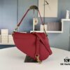 Large Size ♥️ Dior Saddle Bag, Vintage Pattern, Thin Strap, Palm Texture Series [Includes Retail Box 🎁]