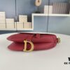 Large Size ♥️ Dior Saddle Bag, Vintage Pattern, Thin Strap, Palm Texture Series [Includes Retail Box 🎁]