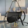 Large Size ♥️ Dior Saddle Bag, Vintage Pattern, Thin Strap, Palm Grain Series [Includes Retail Box 🎁]