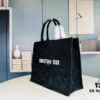 Embroidered Large Di0r Book Tote