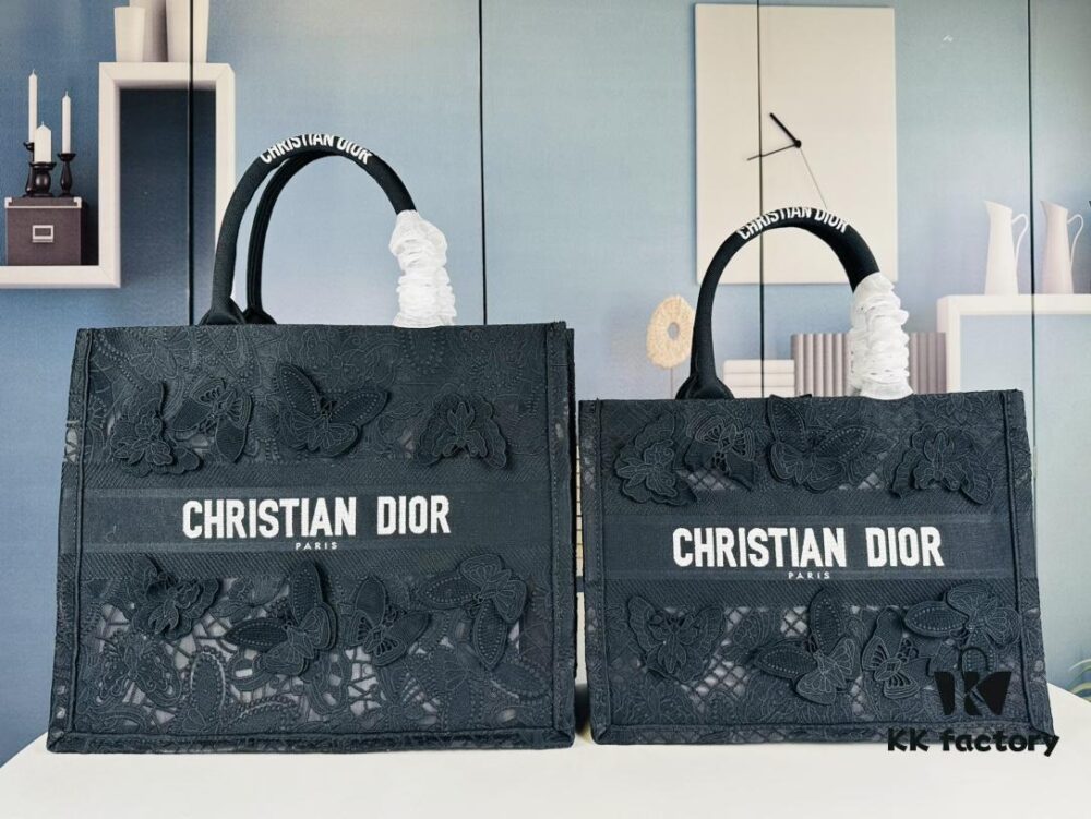 69309ad16e68136f4d9aad08 Embroidered Large Di0r Book Tote