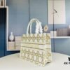 69309aea6e68136f4d9aad38 Original Order Embroidered Medium Di0r Book Tote