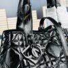 69309afa6e68136f4d9aad51 Dior Toujours Small Bag in Black Calfskin with Cannage Stitching