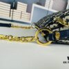 69309b056e68136f4d9aad65 New Diorstar Hobo Chain Bag in Black Crinkled Calfskin with Cannage Stitching