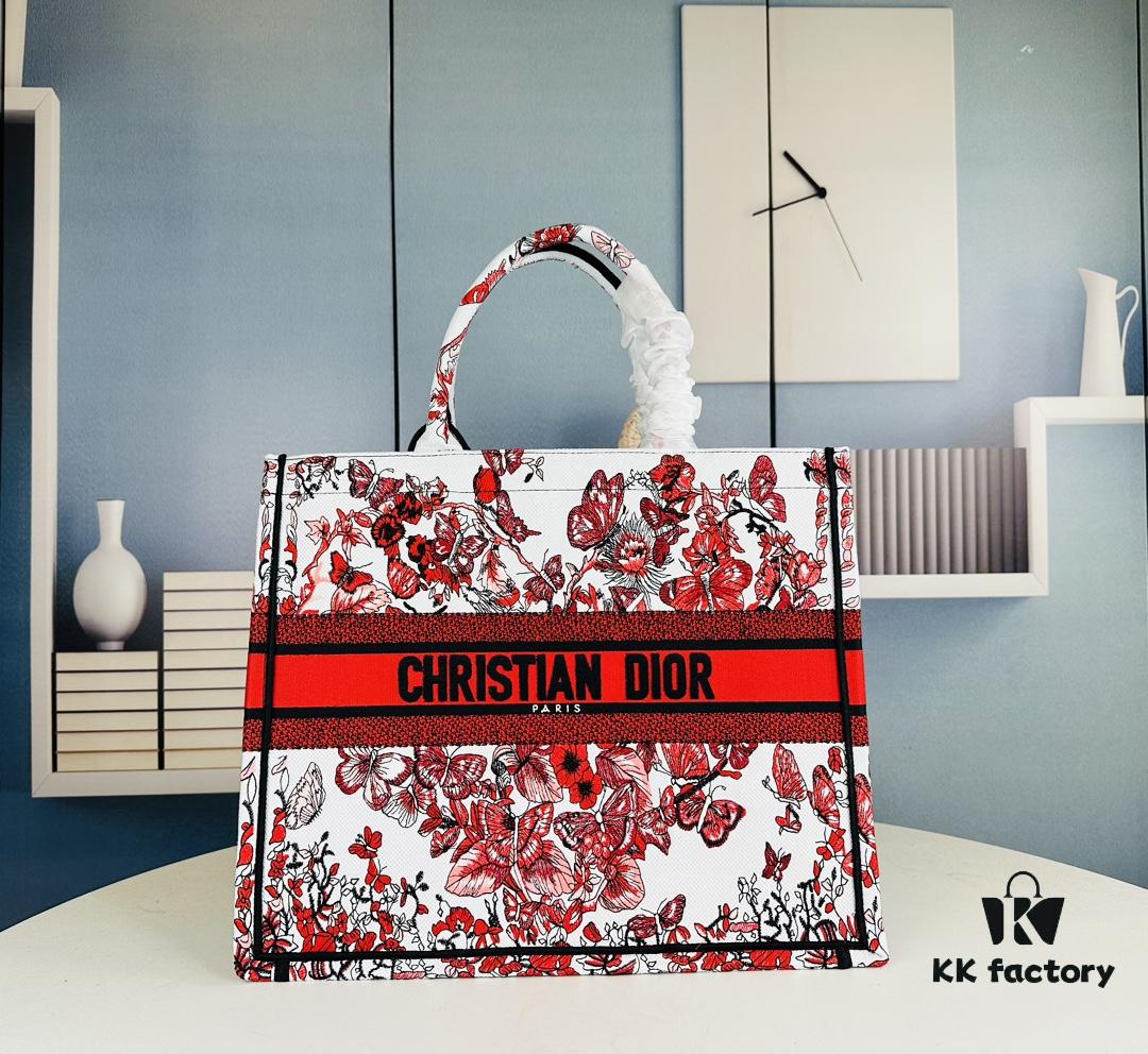 Embroidered Large [Di0r Book Tote]