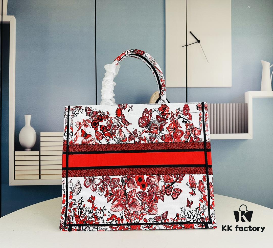 Embroidered Large [Di0r Book Tote]