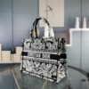 Embroidered Medium [Di0r Book Tote]