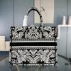 69309b1c6e68136f4d9aad8f Original Order Embroidered Large Di0r Book Tote