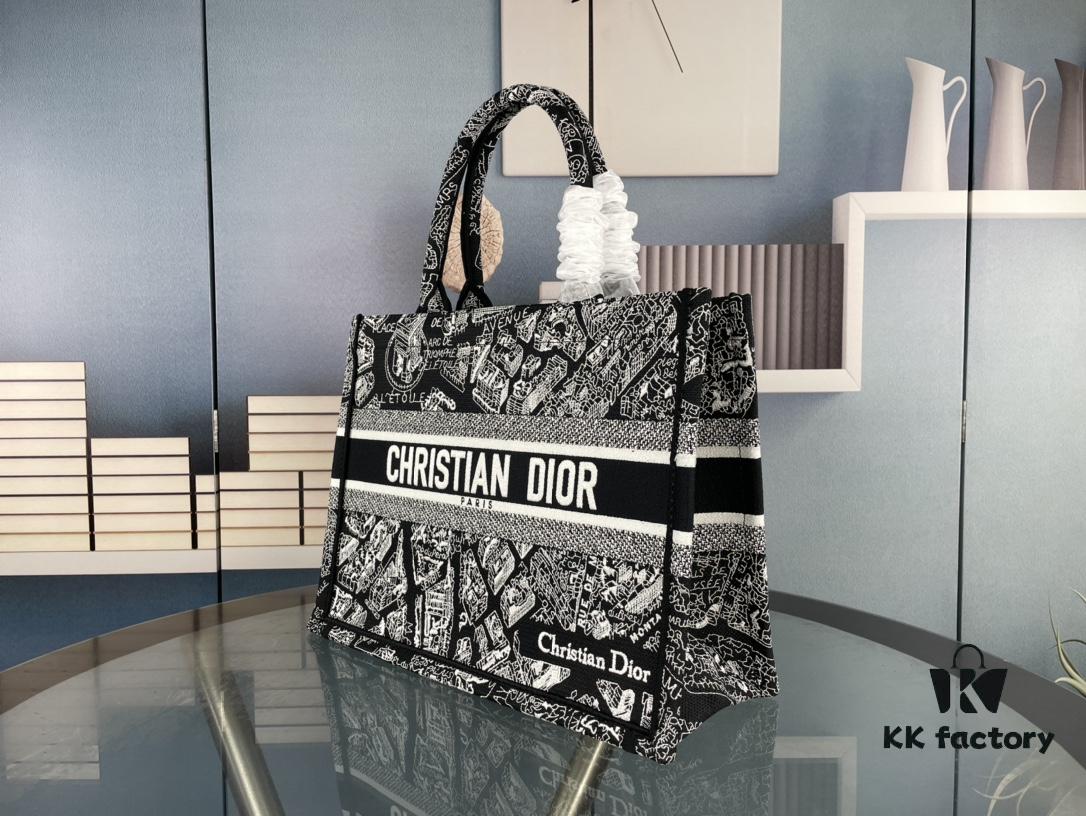 69309b2c6e68136f4d9aada8 Original Order Embroidered Medium Di0r Book Tote