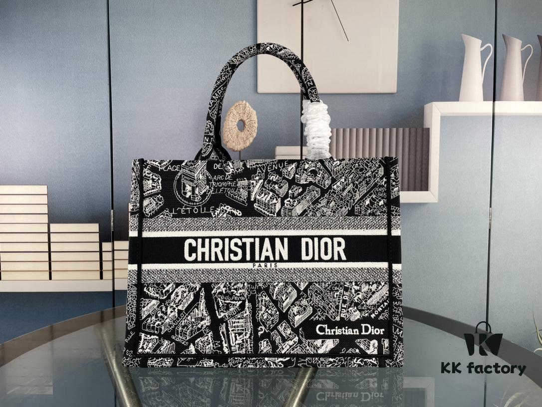 69309b2c6e68136f4d9aadab Original Order Embroidered Medium Di0r Book Tote