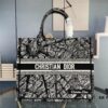 Embroidered Large Size [Di0r Book Tote]