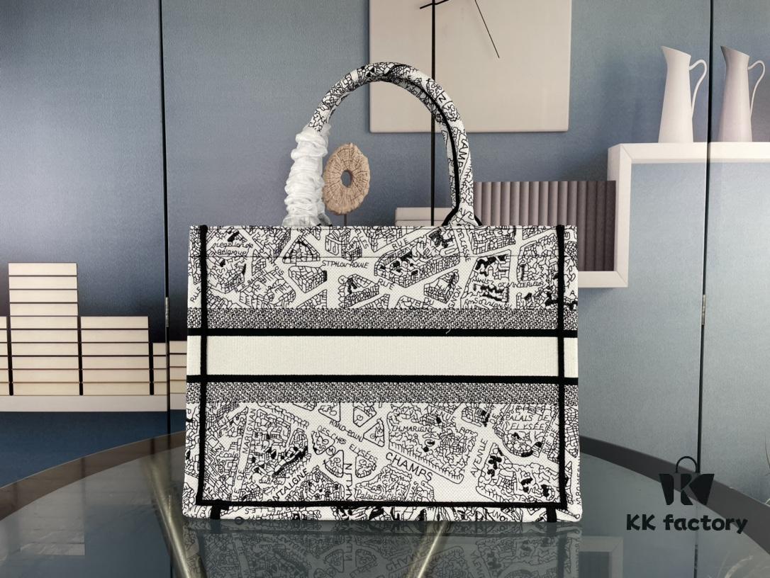69309b376e68136f4d9aadbd Original Order Embroidered Medium Di0r Book Tote