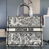 Embroidered Large Size [Di0r Book Tote]