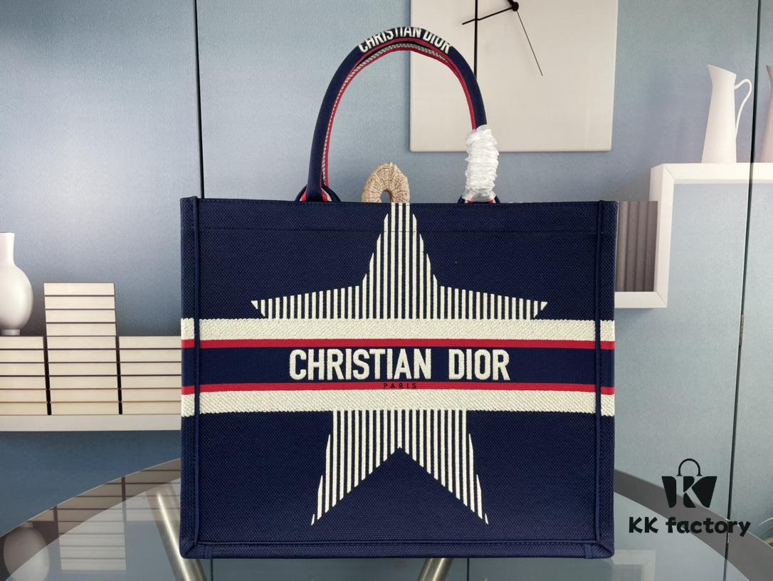 Embroidered Large Size [Di0r Book Tote]