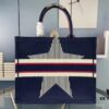 Embroidered Large Size [Di0r Book Tote]
