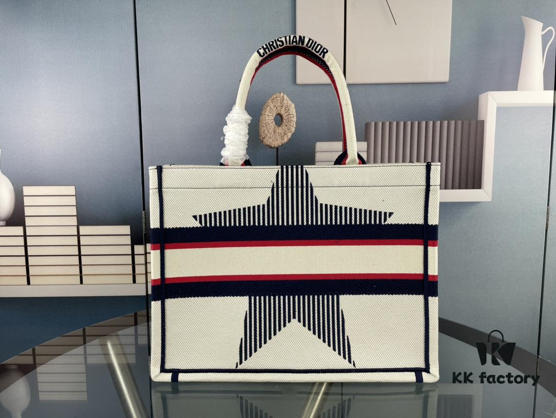 Embroidered Medium [Di0r Book Tote]
