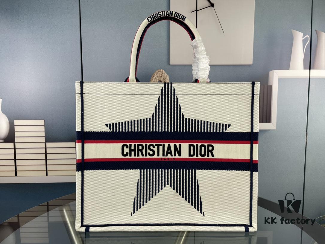 Embroidered Large [Di0r Book Tote]
