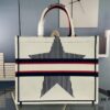 Embroidered Large [Di0r Book Tote]