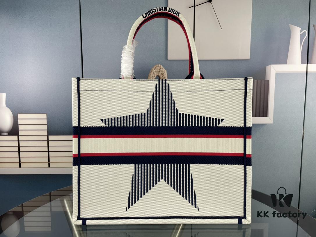 Embroidered Large [Di0r Book Tote]