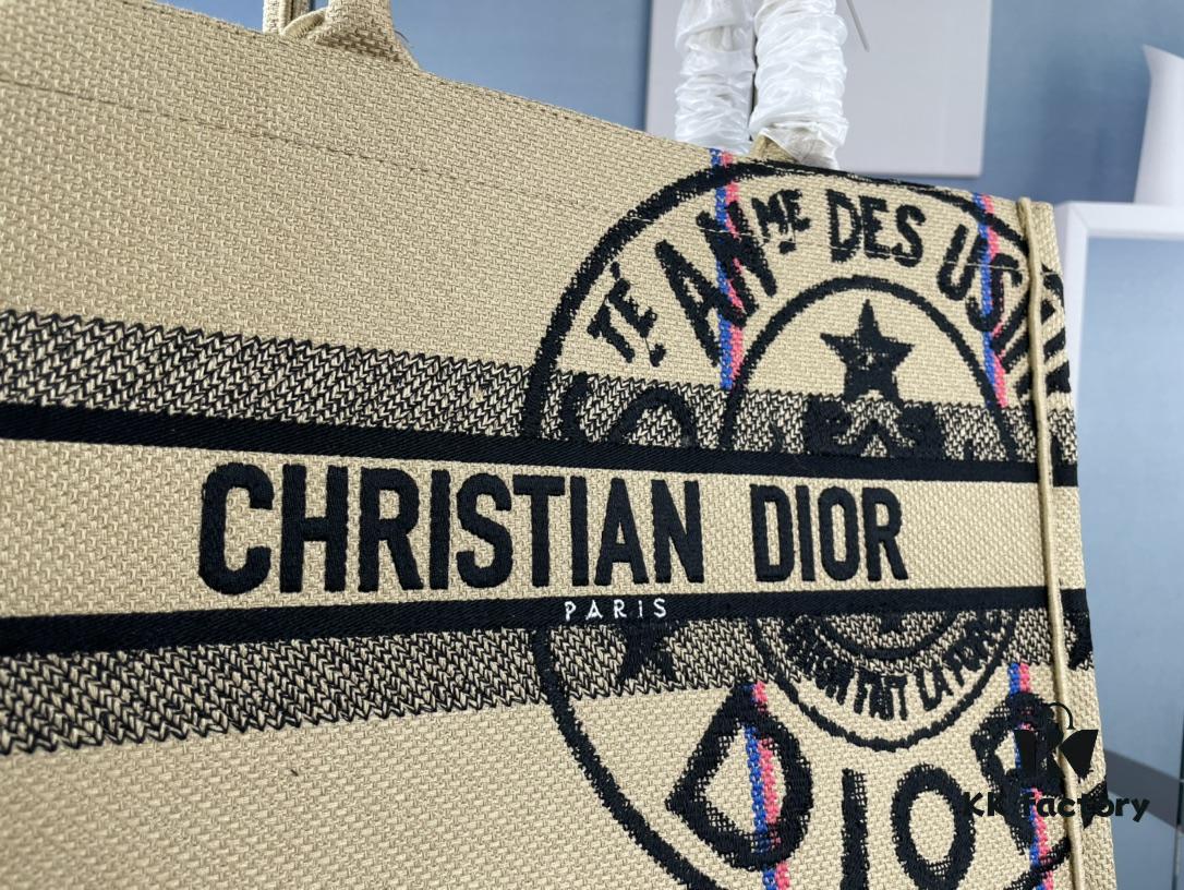 69309b776e68136f4d9aae3b Original Order Embroidered Medium Di0r Book Tote