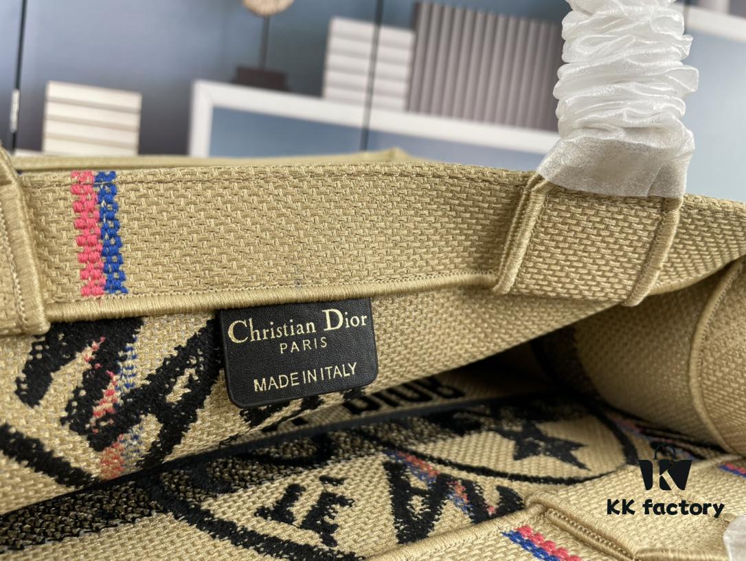 69309b796e68136f4d9aae3f Original Order Embroidered Medium Di0r Book Tote
