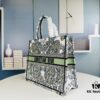 69309b956e68136f4d9aae76 Embroidered Large Di0r Book Tote