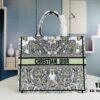 69309b956e68136f4d9aae77 Embroidered Large Di0r Book Tote