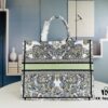 69309b956e68136f4d9aae78 Embroidered Large Di0r Book Tote