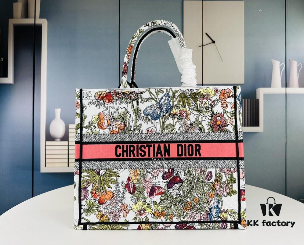 Embroidered Large Size [Dior Book Tote]
