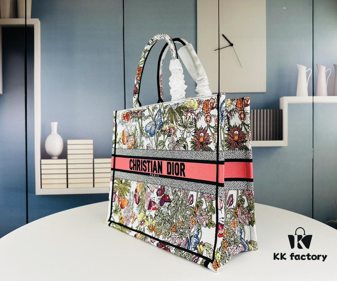 Embroidered Large Size [Dior Book Tote]