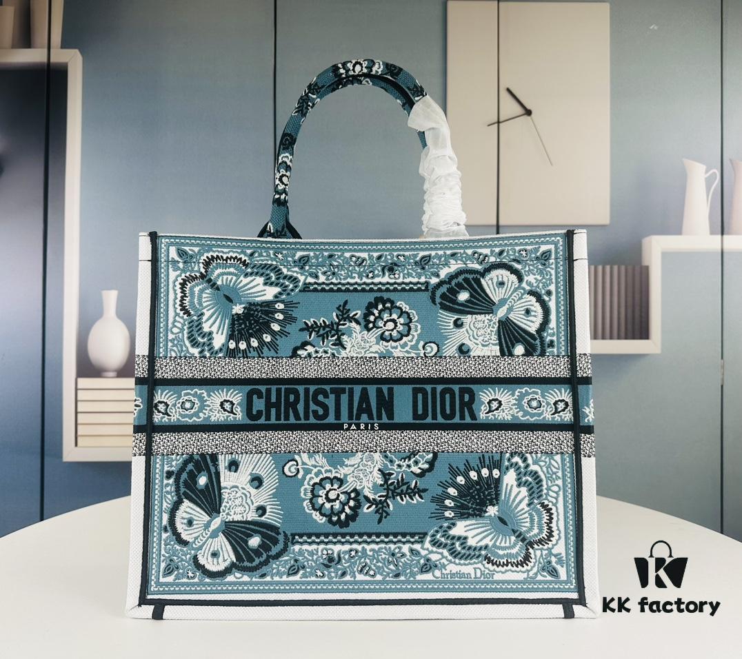 Embroidered Large Size [Di0r Book Tote]