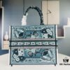 Embroidered Large Size [Di0r Book Tote]