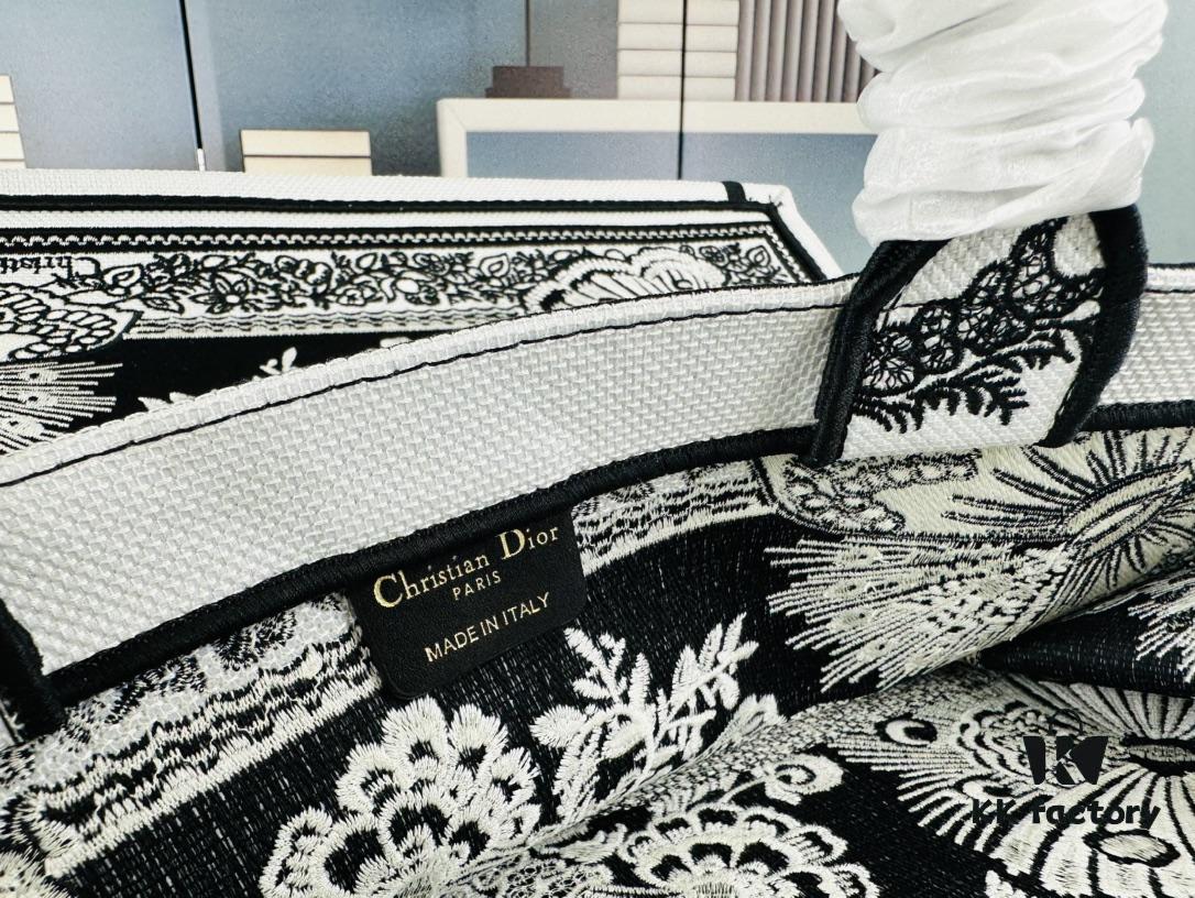 69309bbb6e68136f4d9aaec6 Embroidered Large Di0r Book Tote (Original Order)