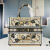 Embroidered Large [Di0r Book Tote]
